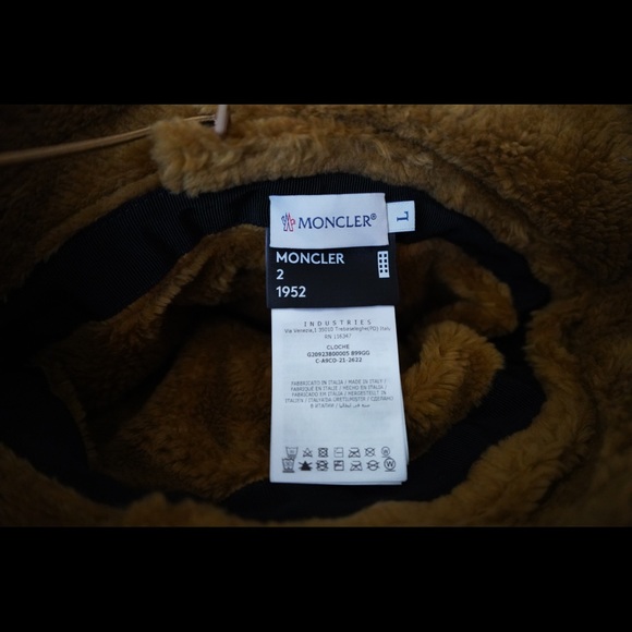 MONCLER GENIUS2 Moncler 1952 Brown Cloche Hat - Picture 13 of 13